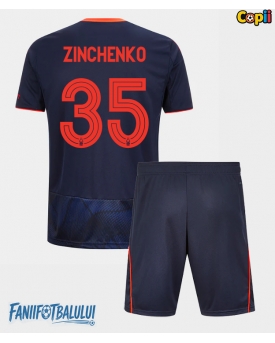 Nottingham Forest Oleksandr Zinchenko #35 Echipament de Fotbal Replică 2025-26 Copii Treilea (+ Șorturi)